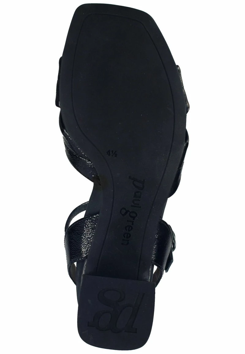 Paul Green Donna Sandali - Knautschlack Schwarz 7 Paul Green Donna Sandali - Knautschlack Schwarz - immagine 5