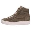 Paul Green Donna Sneakers Basse - Olivmittelbraun