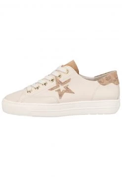 Paul Green Donna Sneakers Basse - Hellgrau Mittelbraun Leopardmuster