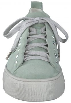 Paul Green Donna Sneakers Basse - Samtziege Mint -Negozio online Paul Green Italia 31665487a74d436eb9d679cffd9de929