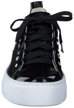 Paul Green Donna Sneakers Basse - Knautschlack Black -Negozio online Paul Green Italia 37338e6eb9b448e1b14a8e372520f35a