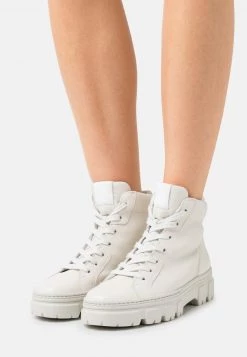 Paul Green Donna Stivaletti Stringati - Ivory