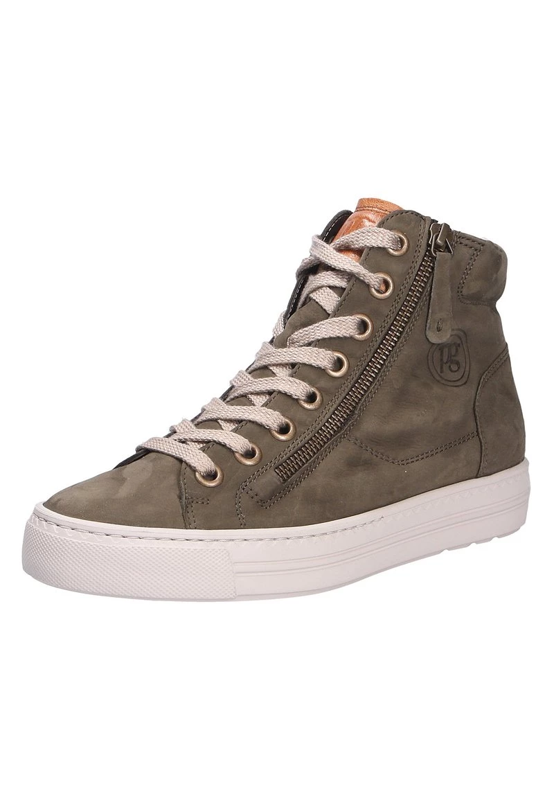 Paul Green Donna Sneakers Basse - Olivmittelbraun 4 Paul Green Donna Sneakers Basse - Olivmittelbraun - immagine 2