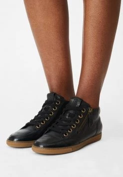 Paul Green Donna Sneakers Alte - Schwarz/mittelbraun