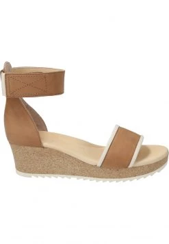 Paul Green Donna Sandali Con Zeppa - Braun