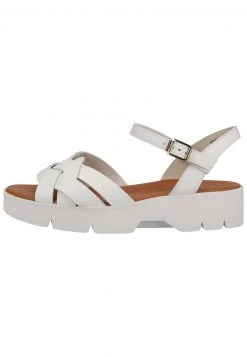 Paul Green Donna Sandali Con Plateau - Weiß