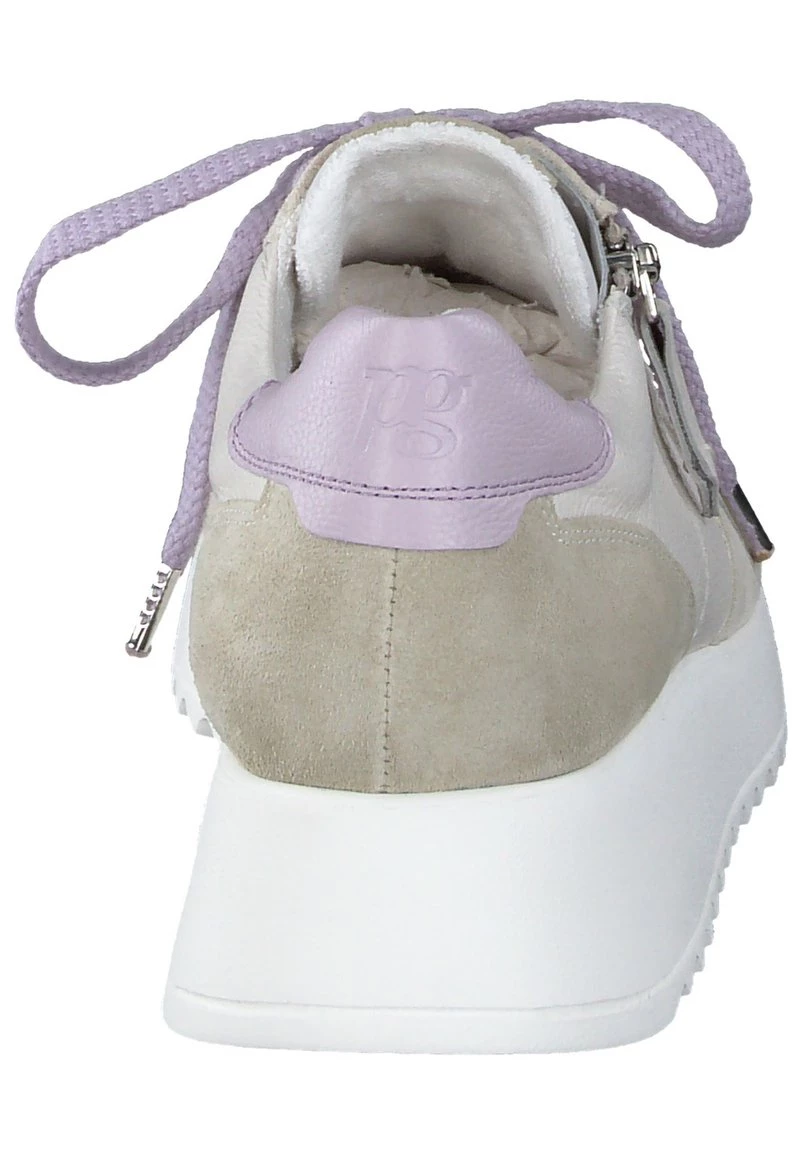 Paul Green Donna Sneakers Basse - Soft Suede Mastercalf Ivory Lilac 7 Paul Green Donna Sneakers Basse - Soft Suede Mastercalf Ivory Lilac - immagine 5