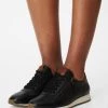 Paul Green Donna Sneakers Basse - Black/cognac