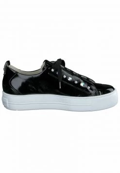 Paul Green Donna Sneakers Basse - Knautschlack Black -Negozio online Paul Green Italia 84afa049930d427393eb7c7320531d17