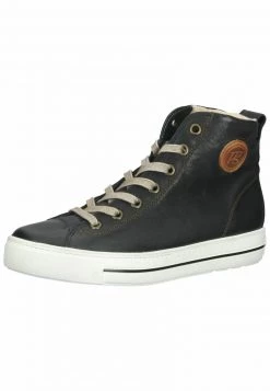 Paul Green Donna Sneakers Alte - Black/cuoio -Negozio online Paul Green Italia 893817aaf4c242b49ba5bdff6fe25e2b