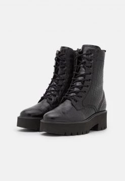 Paul Green Donna Stivaletti Stringati - Black -Negozio online Paul Green Italia 89dd105673214a0186c9443afd1dab55