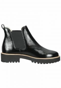 Paul Green Donna Stivaletti Con Plateau - Schwarz Lack