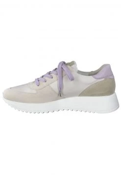 Paul Green Donna Sneakers Basse - Soft Suede Mastercalf Ivory Lilac