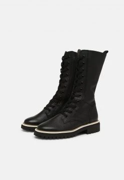 Paul Green Donna Stivali Con I Lacci - Cervo Black -Negozio online Paul Green Italia 9105bd1e56114680a8769920afaffad4