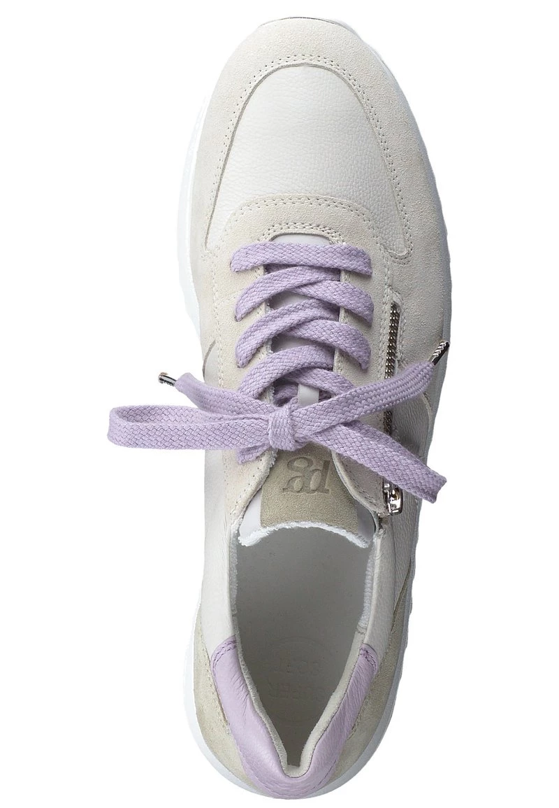 Paul Green Donna Sneakers Basse - Soft Suede Mastercalf Ivory Lilac 5 Paul Green Donna Sneakers Basse - Soft Suede Mastercalf Ivory Lilac - immagine 3