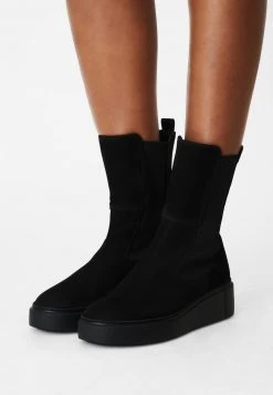 Paul Green Donna Stivaletti Con Plateau - Black