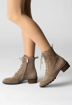 Paul Green Donna Stivaletti Stringati - Hellbraun