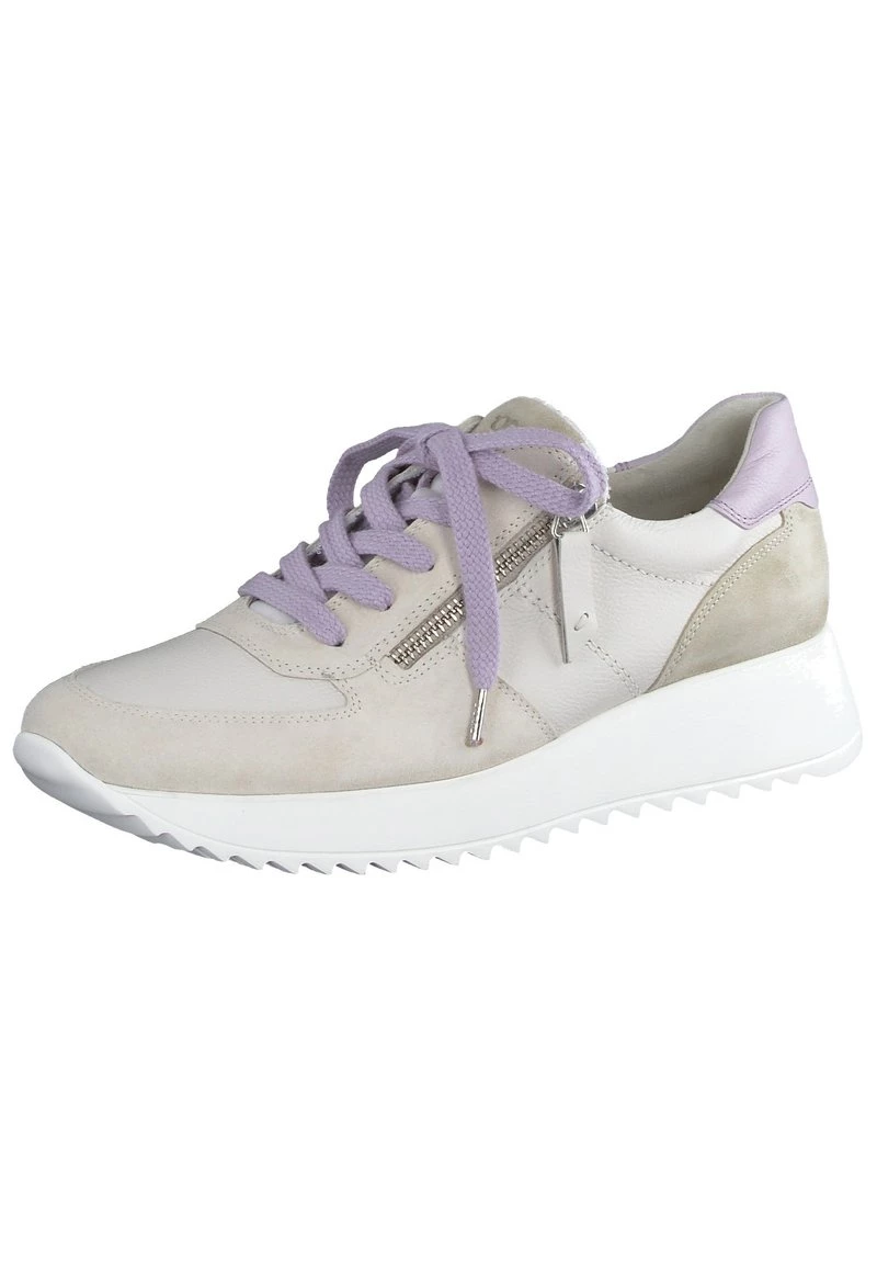 Paul Green Donna Sneakers Basse - Soft Suede Mastercalf Ivory Lilac 4 Paul Green Donna Sneakers Basse - Soft Suede Mastercalf Ivory Lilac - immagine 2