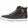 Paul Green Donna Sneakers Alte - Black/cuoio