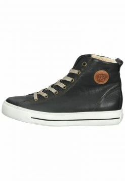 Paul Green Donna Sneakers Alte - Black/cuoio