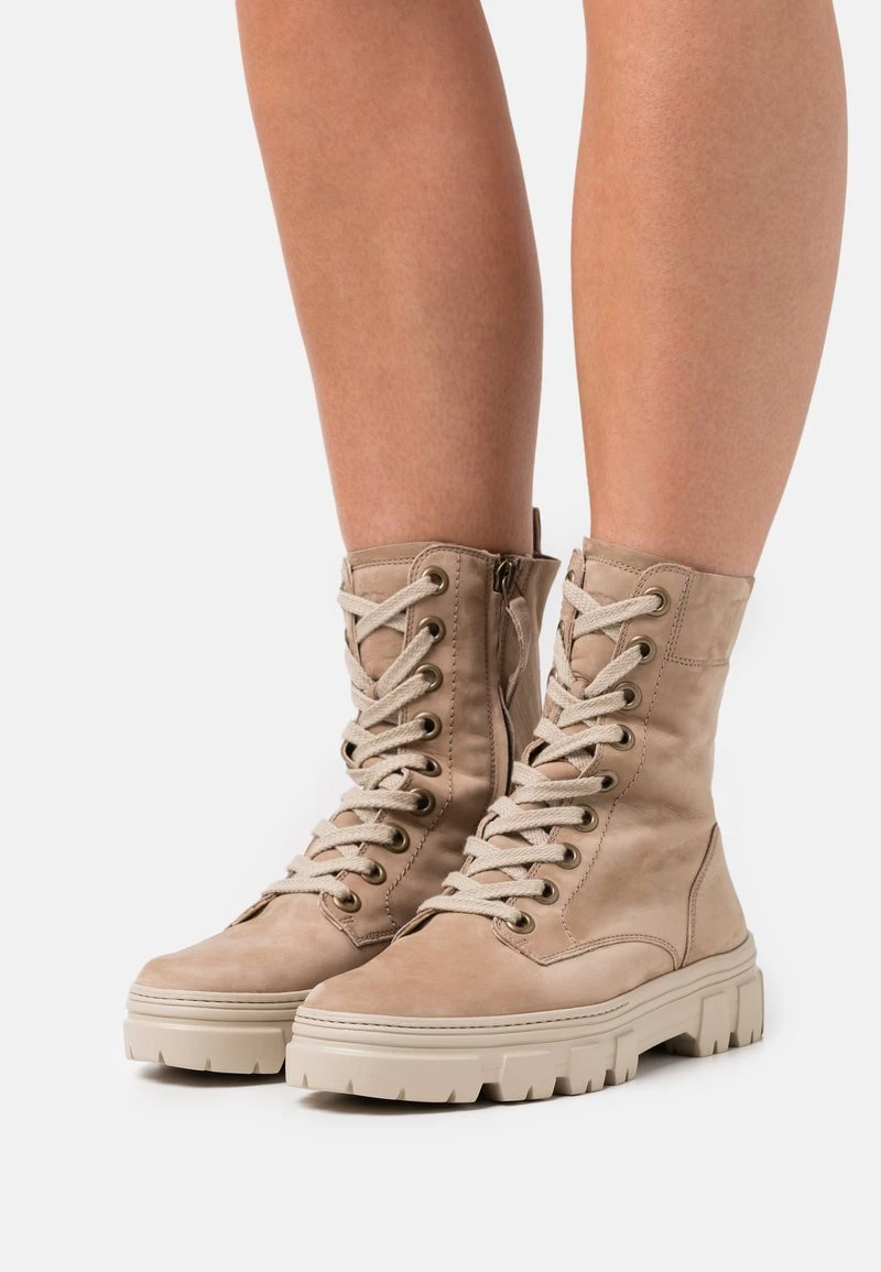 Paul Green Donna Stivaletti Stringati - Beige 3 Paul Green Donna Stivaletti Stringati - Beige