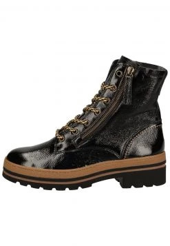 Paul Green Donna Stivaletti Stringati - Schwarz 007