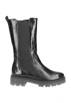 Paul Green Donna Stivali Alti - Schwarz