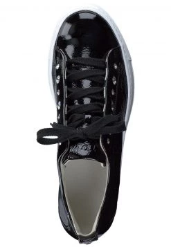 Paul Green Donna Sneakers Basse - Knautschlack Black -Negozio online Paul Green Italia e517aa32939043d1bfc49b3e6336ec4c