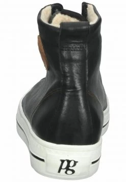 Paul Green Donna Sneakers Alte - Black/cuoio -Negozio online Paul Green Italia f203a13553a845af8265cafec0bb8b77