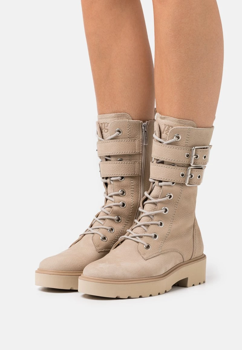 Paul Green Donna Stivali Con Plateau - Almond 3 Paul Green Donna Stivali Con Plateau - Almond